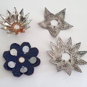 Vintage Christmas Tree Bulb Reflectors *AS IS*